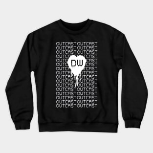 Outcast Matrix White Logo Crewneck Sweatshirt